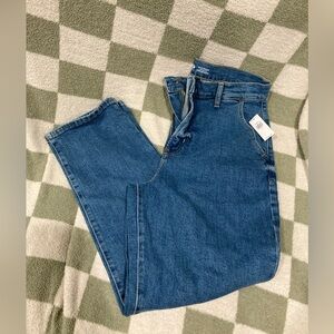 Old Navy Sky-high straight extra high rise jeans